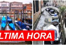 Los famosos canales de Venecia se secan a causa de la «superluna azul de sangre»
