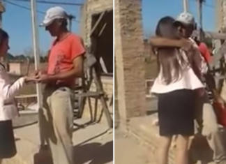 Un albañil rompe en llanto al ver a su hija terminar su carrera universitaria