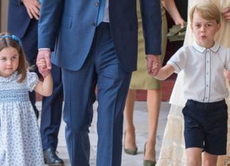 La primera aparición en público del los 3 hijos de los duques de Cambridge