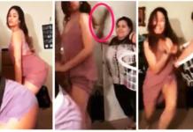 Descubre a sus hijas bailando provocativamente frente a una cámara y les da su merecido