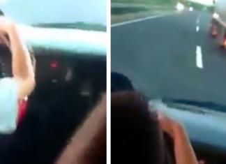 Un niño de 8 años conduce por la autopista a exceso de velocidad ante el asombro de todos