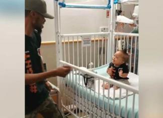 Un padre se une al «Level Up Challenge» para celebrar que su bebé logró sobrevivir