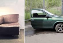 Hombre se divorcia de su exmujer y se venga dejándole la «mitad» de sus cosas, por infiel