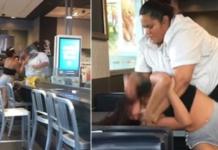 Una empleada de Mc Donald´s y una cliente protagonizan una brutal pelea y se vuelve viral