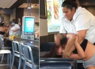 Una empleada de Mc Donald´s y una cliente protagonizan una brutal pelea y se vuelve viral
