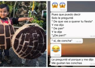 Un niño de 4 años celebra su fiesta de cumpleaños de «concha de pan” y se hace viral