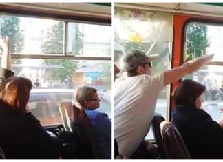 El épico enfrentamiento de 2 pasajeros por cerrar y abrir una ventana del bus se hace viral