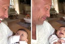 El vídeo de Dwayne “La Roca” junto a su nueva hija Tiana enternece a sus seguidores