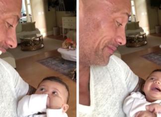 El vídeo de Dwayne “La Roca” junto a su nueva hija Tiana enternece a sus seguidores