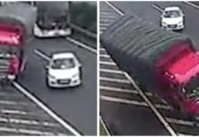 Detiene su auto en medio de la autopista, causa un accidente múltiple y sigue como si nada