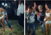 Se divierte bailando con una ‘stripper’ y olvida que su esposa estaba cerca