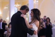 La novia bailaba con su padre en la boda cuando una voz los sorprendió con un emotivo mensaje