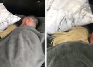Graba el momento en el que encuentra a su esposo con una rubia en la cama