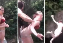 La empujan a un río desde un puente a más de 18 metros de altura y sobrevive de milagro Jordan Holgersen