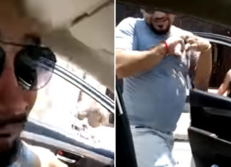 Su esposa lo sorprendió haciendo el Kiki Challenge con una violenta reacción