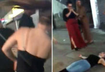 Una joven se desploma en plena calle tras ser golpeada 2 veces por un chico