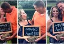 La historia detrás de la divertida sesión de fotos de «nido vacío» que se volvió viral