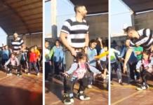 Un profesor construye un arnés para que su alumna discapacitada también pudiera bailar