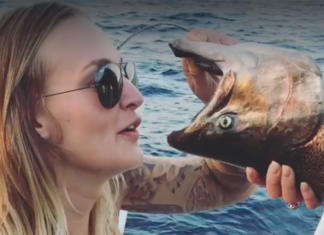 El nuevo reto viral: beber cerveza a través de la garganta de un pez muerto Reto del Pez Muerto