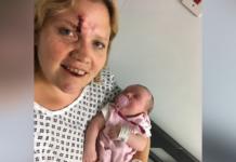 Lucha desesperada por recuperar a su bebé después que los ladrones se la llevaran en su auto