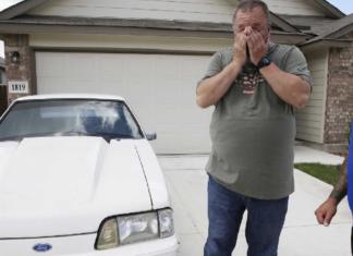 17 años después sus hijos lo sorprenden con el auto que sacrificó para salvar a su madre