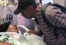 Un hombre de 98 años camina 19 km cada día para visitar a su esposa en el hospital