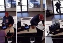 El robo más patético de la historia se hace viral en las redes sociales Ladrón pierde la pistola