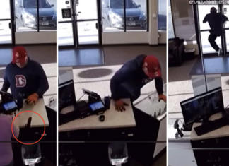 El robo más patético de la historia se hace viral en las redes sociales Ladrón pierde la pistola