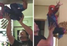 Cumple el sueño de su Mini Spider-Man y se gana el título de padre del año