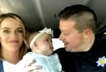 Un policía ayuda a una mujer adicta que esperaba una bebé… Cambiaría su vida para siempre