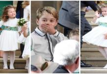 El príncipe George y la princesa Charlotte vuelven a robar el show en la boda real