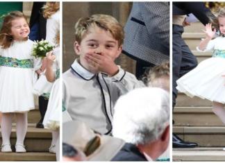 El príncipe George y la princesa Charlotte vuelven a robar el show en la boda real