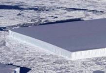 La verdad detrás del misterioso iceberg perfectamente rectangular que flota en el océano