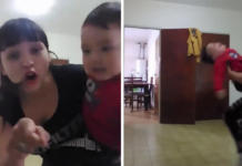 Se graba bailando con su pequeño hijo sin imaginar que el vídeo se haría viral