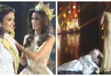 Se desploma en el escenario cuando la proclaman ganadora de Miss Grand International