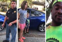 Una mujer llama a la policía después de ver a un hombre de color cuidando a 2 niños