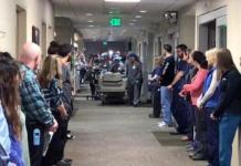 Un conmovedor vídeo muestra el homenaje del personal del hospital a un donador de órganos