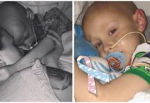 Un pequeño de 5 años con cáncer se disculpa con su mamá antes de morir en sus brazos