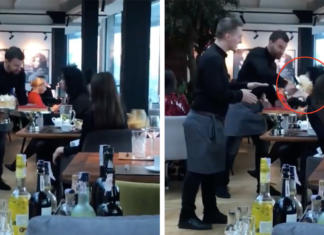 La divertida venganza de 2 camareros contra unas clientas muy groseras se hace viral Pastelazo en Ucrania