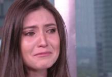 Entre lágrimas responde a las críticas tras posar sin ropa sobre el altar de una iglesia