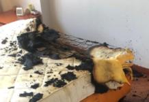 Se incendia una habitación tras la explosión del cargador de un teléfono móvil