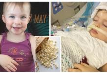 La advertencia de unos papás que perdieron a su bebé por un simple grano de palomitas de maíz