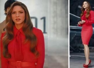 Shakira reaparece renovada: de rojo, elegante y más atractiva que nunca