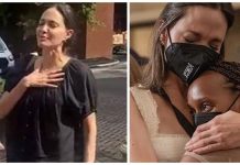 Angelina Jolie llora devastada al despedir a su hija adoptiva Zahara al marcharse de casa