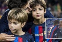 Filtran el vídeo de Piqué besando a su novia tras la despedida más triste de su vida