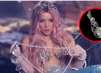 El costoso look de sirena que usó Shakira en “Copa Vacía”
